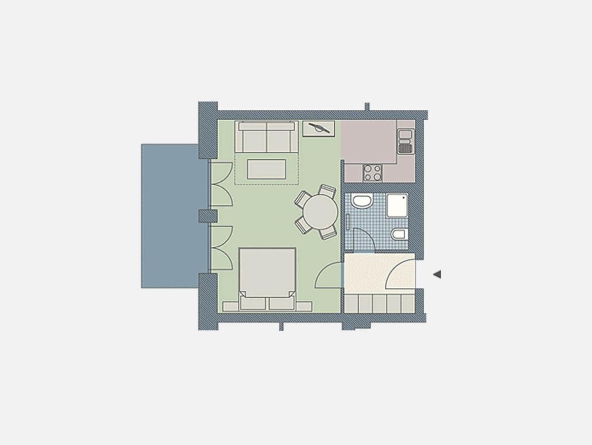 Kaiservillen Heringsdorf - 1-Raum-Ferienwohnung Mit Terrasse D103 Ngoại thất bức ảnh